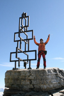 Am Gipfel des Groen Angelus
