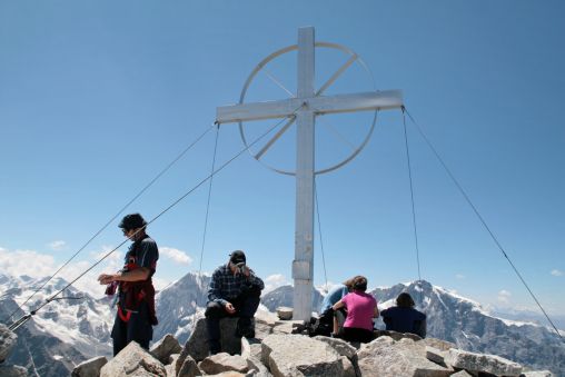 Am Gipfel der Vertainspitze