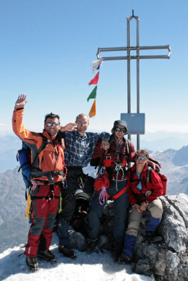 Am Gipfel des Ortler