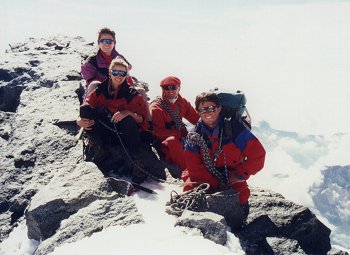 Am Gipfel des Strahlhorn